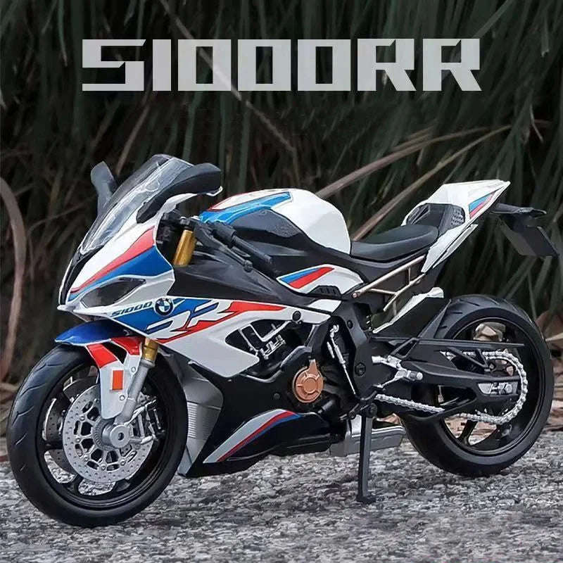 Version miniature de la moto BMW S1000RR