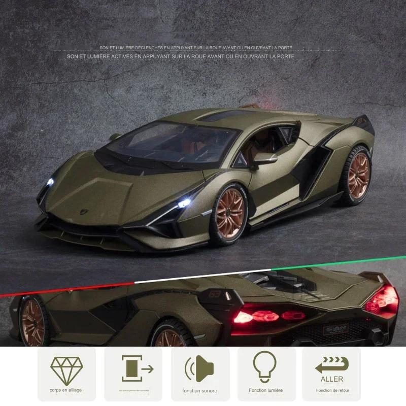 Modèle 1:18 de la Lamborghini Sián FKP 37.