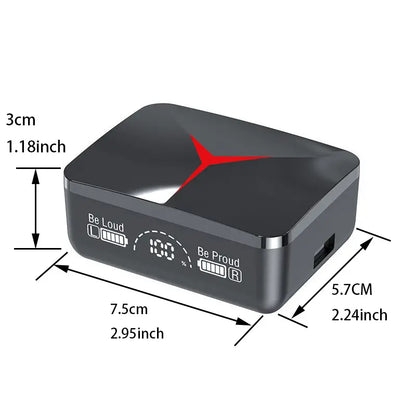 Nouveaux Écouteurs Avec Une Durée De Vie De Batterie Prolongée Écran Numérique Grand Format De 5,3 Pouces Écouteurs De Sport Sans Fil Intra-auriculaires