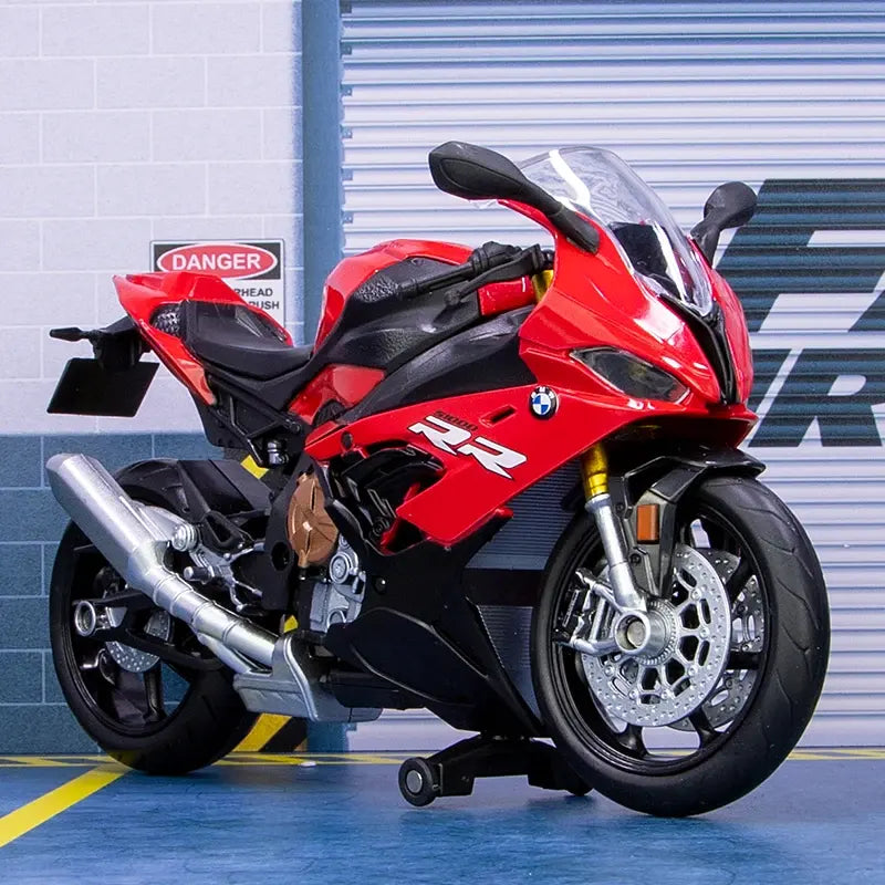 Version miniature de la moto BMW S1000RR