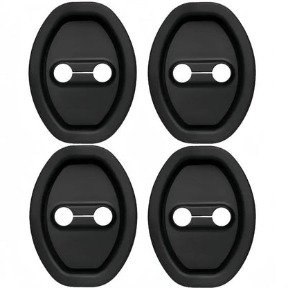 Juste en silicone anti-collision pour serrure de porte de voiture, autocollant de coussin de protection, coussin d'amortisseur, 4 pièces